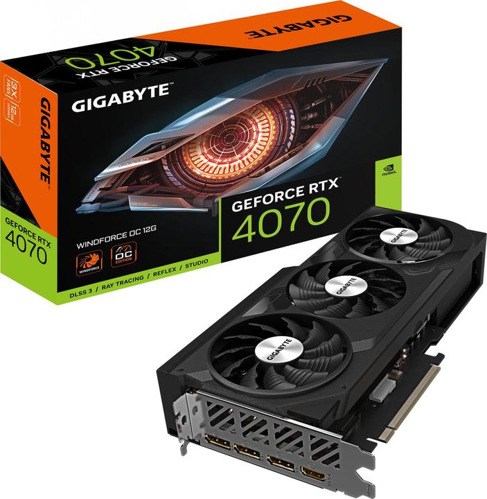 Gigabyte GeForce RTX 4070 WINDFORCE OC 12G (12 GB)