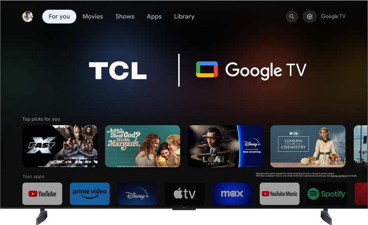 Produktbild TCL 98C855 (98", Mini-LED, 4K, 2024)