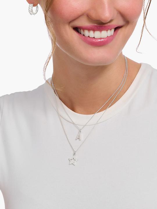 Image du produit Thomas Sabo Chaîne avec pendentif lettre A argent (Argent 925, 38 - 45 cm)