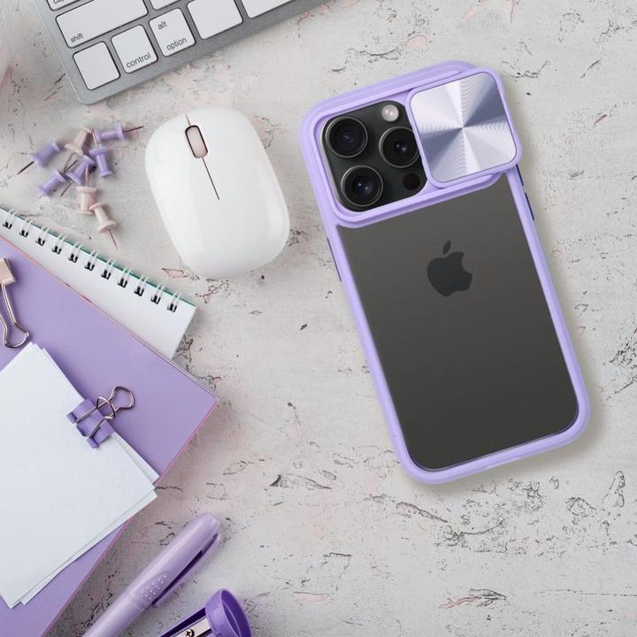 Image du produit OEM Back panel cover SLIDER case for IPHONE 12 Pro Max purple (Apple iPhone 12 Pro Max)