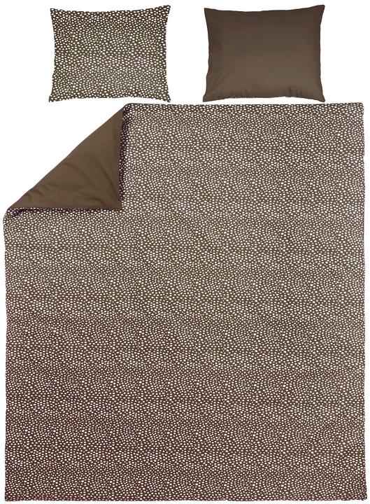 Produktbild Meyco Home Bettwäsche 200x200/220 Cheetah/uni chocolate