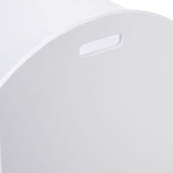 Image du produit Swisshandel24 Coffre à jouets Coffre de rangement pour enfants Coffre de siège Charnière de sécurité Blanc MDF 62