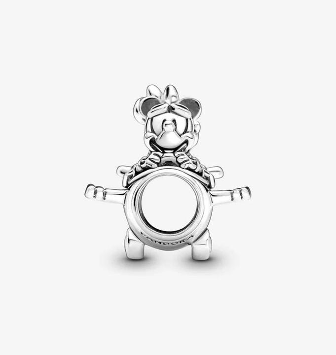 Actual product image Pandora Charm Disney Mickey Mouse & Minnie Mouse airplane (Sterling silver 925)