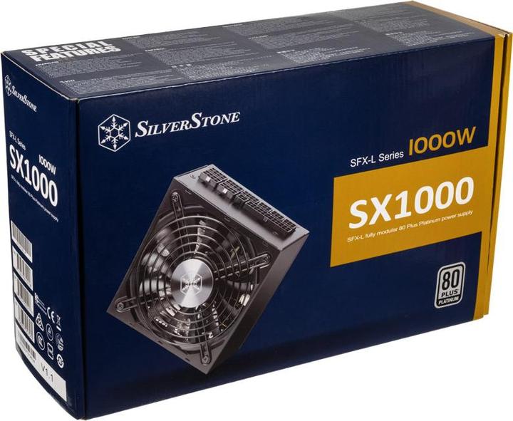 Actual product image Silverstone SX1000 Platinum power supply unit (SST-SX1000-LPT) (1000 W)