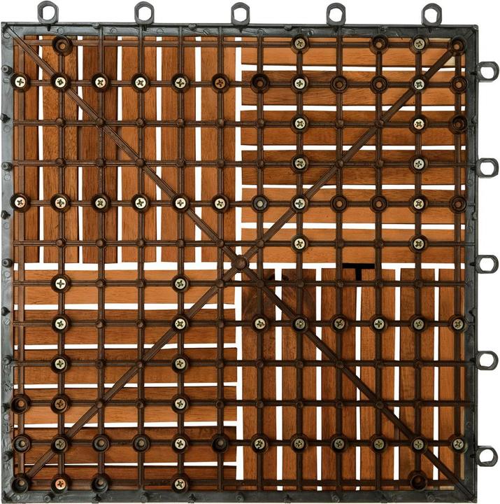 Produktbild Casaria Holzfliese (11 x, 30 x 30 cm)