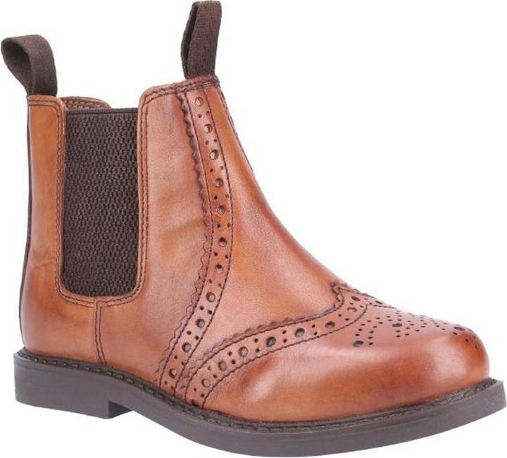 Actual product image Cotswolds Childrens/Kids Nympsfield Leather Chelsea Boot (29)