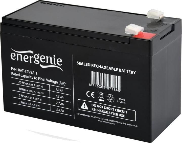 Produktbild Gembird 12V 9 Ah Plombierte Bleisäure (VRLA) 9Ah 12V USV-Batterie