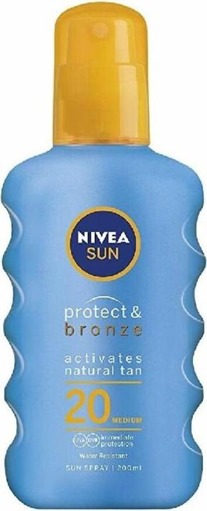 NIVEA Protect & Bronze (Sonnenspray, SPF 20, 200 ml, 150 g)