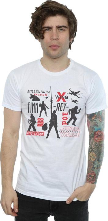 Produktbild Star Wars The Last Jedi Rebellion Silhouettes TShirt (XXL)