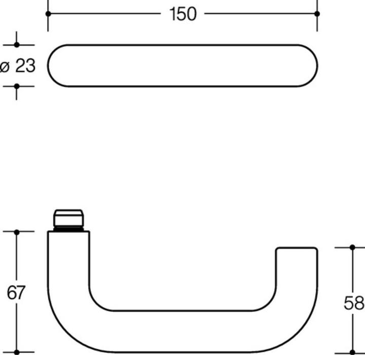 Produktbild Hewi Rosettengarnitur 111R01.230 (Türgriff)