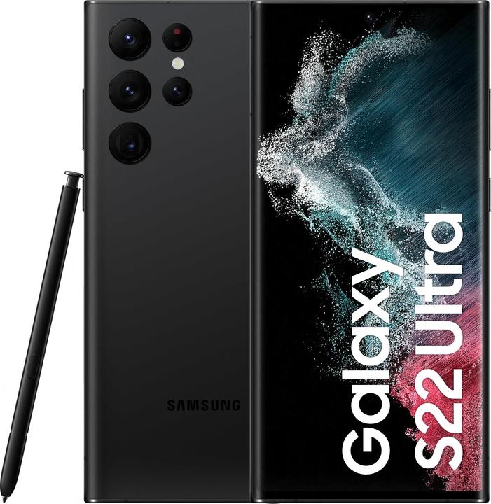 Actual product image Samsung Galaxy S22 Ultra (256 GB, Phantom Black, 6.80", Dual SIM, 108 Mpx, 5G)