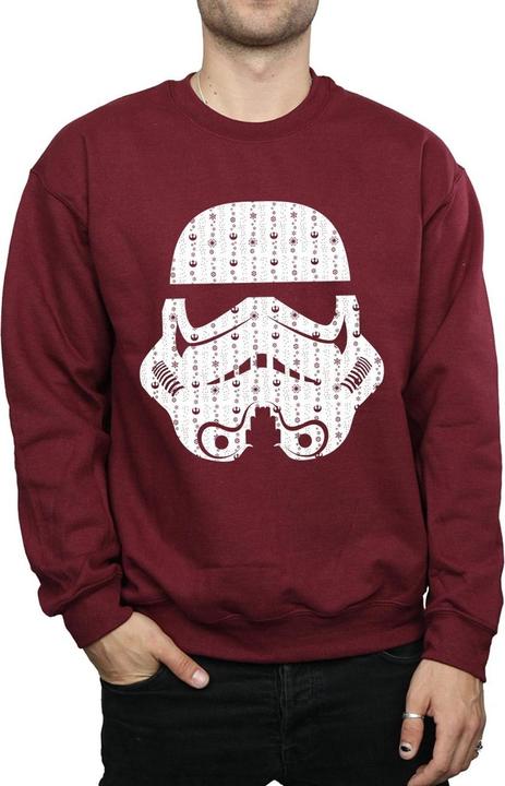 Produktbild Star Wars Christmas Stormtrooper Helmet Sweatshirt (XL)