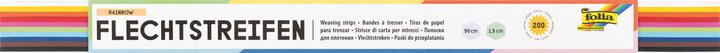 Image du produit Folia Bandes de tressage (L)15 x (L)500 mm, couleurs assorties (130 g/m²)