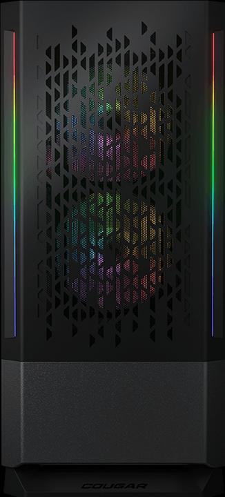 Produktbild Cougar Case MX430 Air RGB Black (ATX, mATX, Mini-ITX)