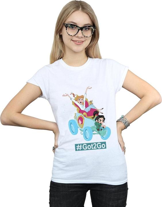 Immagine prodotto Disney Wreck It Ralph Cinderella And Vanellope Maglietta Donna (XL)