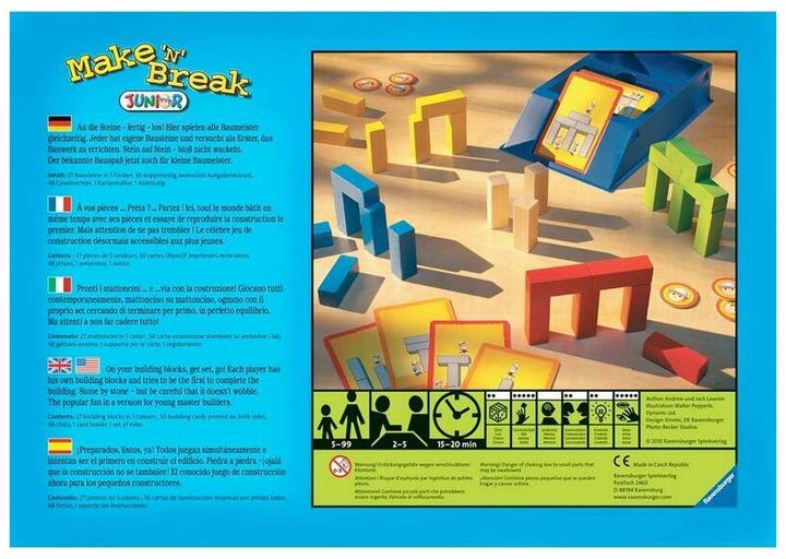 Actual product image Ravensburger Make N Break Junior (German, French, Italian)
