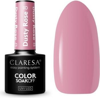 Immagine prodotto Claresa 8 Smalto UV Dusty Rose 5ml (Rosa, Vernice UV gel)