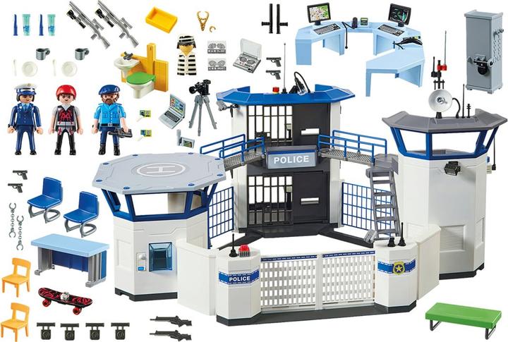 Actual product image Playmobil Intl. police command center with prison (6872, Playmobil City Action)