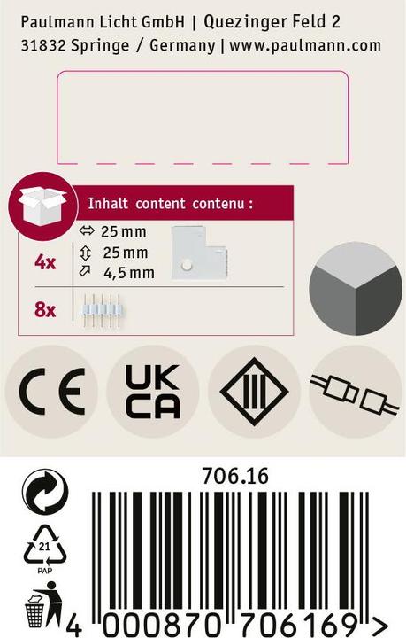 Produktbild Paulmann MaxLED Connector