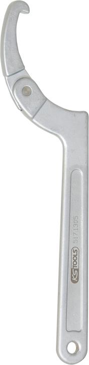 Actual product image KS Tools Articulated hook wrench with nose (155 mm, 115 mm, 124 mm, 145 mm, 150 mm, 140 mm, 142 mm, 135 mm, 130 mm, 125 mm, 120 mm)
