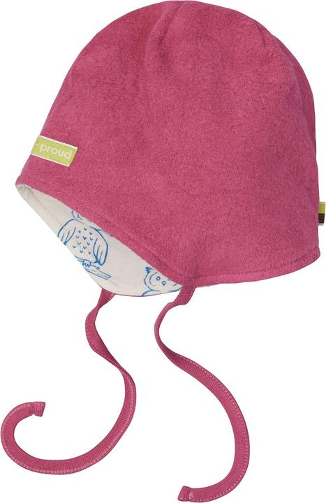 Actual product image loud + proud Reversible cotton fleece hat