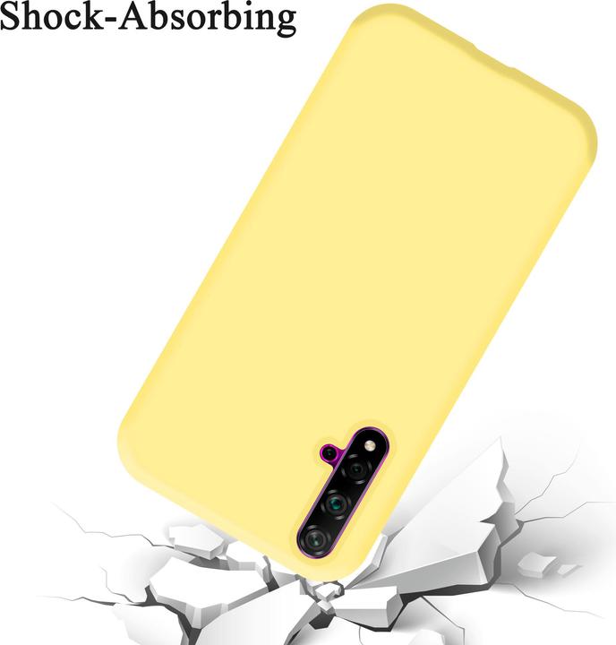 Immagine prodotto Cadorabo Copertura della cassa del silicone liquido TPU (TCL 20S, K20, Huawei Nova 5T)