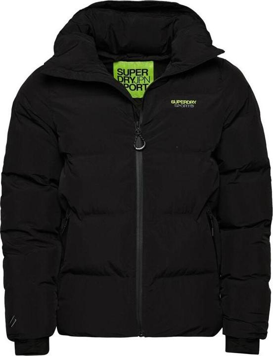 Superdry Gerade geschnittene Daunenjacke mit Kapuze (L)