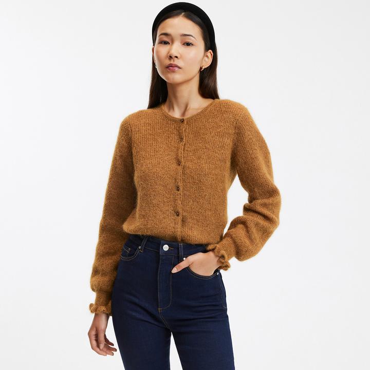 Produktbild La Redoute Collections Strickjacke aus Alpakamix (38)