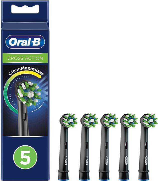 Immagine prodotto Oral-B Testina per spazzolino elettrico CrossAction 80339542 5 pezzi Nero (6 x)