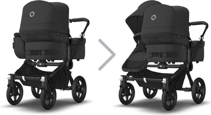 Produktbild Bugaboo Donkey 5 Duo-Erweiterungsset Komplett, Schwarz