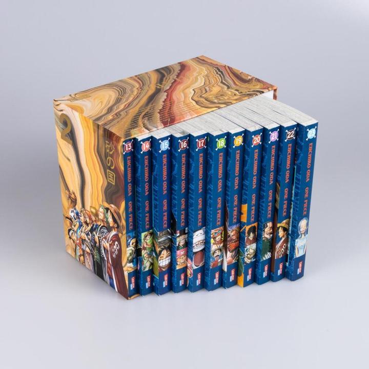 Immagine prodotto One Piece Sammelschuber 2: Alabasta (inklusive Band 13–23) (Tedesco, Eiichiro Oda, 2022)