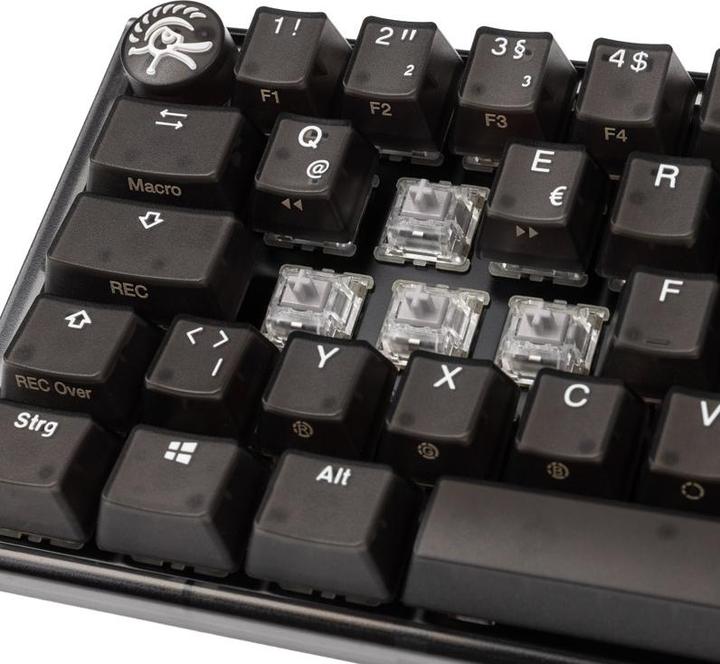 Image du produit Ducky One 3 Aura Black Mini Gaming Keyboard, RGB LED - MX-Speed-Silver (DE, Filaire)