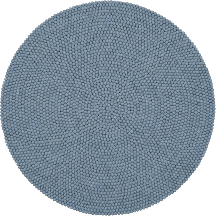 Actual product image Myfelt Mia felt ball rug round (90 x 90 cm)