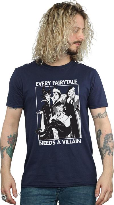 Immagine prodotto Disney Maglietta maschile in cotone Every Fairy Tale Needs A Villain (Ogni fiaba ha bisogno di un cattivo) (L)