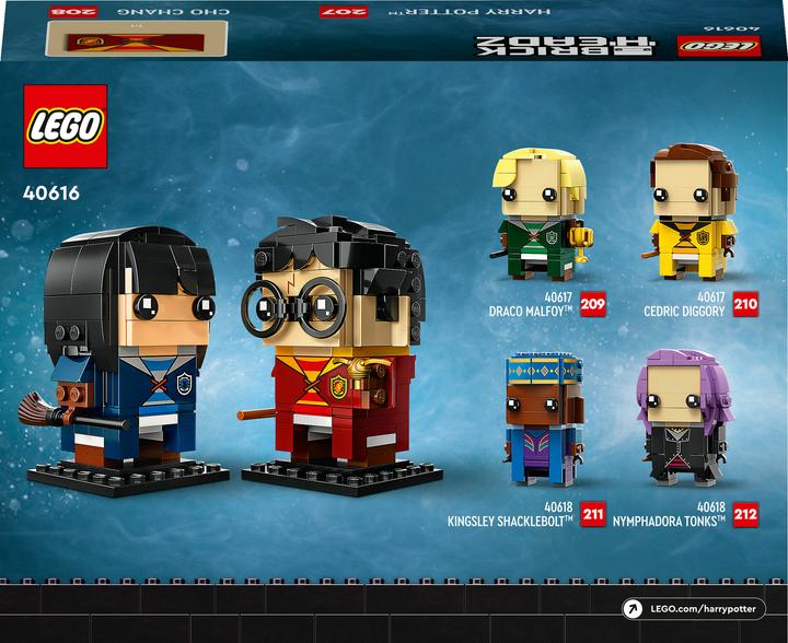 Actual product image LEGO BrickHeadz - Harry Potter & Cho Chang (40616, LEGO Brickheadz)