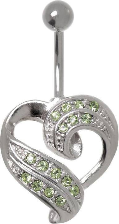 Bijouteria Bauchpiercing (Edelstahl, Messing, Kristall)