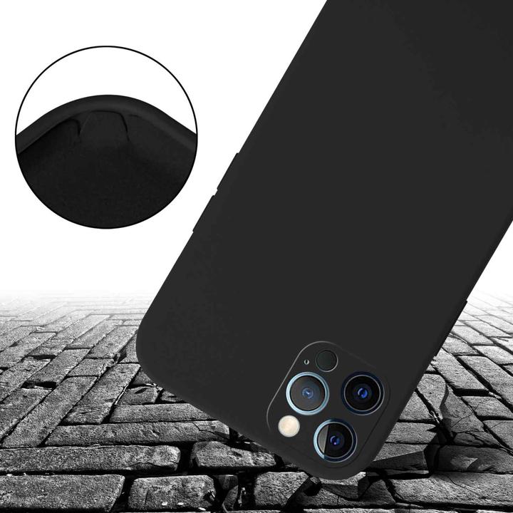 Actual product image Cadorabo TPU Cover Mobile Phone Chain Liquid (Apple iPhone 12 Pro Max)