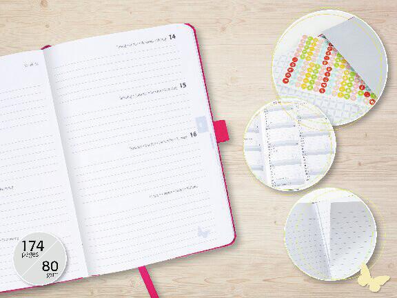 Actual product image Sigel Taschenagenda JOLIE Motiv