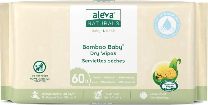 Produktbild Aleva Naturals Bambus Trockentücher 60 Stk. (60 Stück)