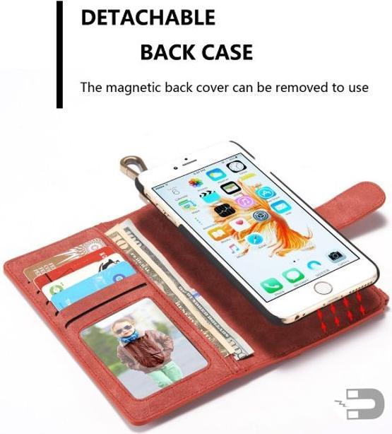Produktbild Caseme Schlankes Leder Etui mit Portemonnaie (Apple iPhone 7 Plus, Apple iPhone 8 Plus)