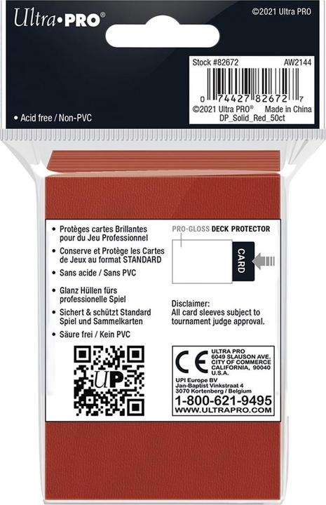 Actual product image Ultra Pro Standard