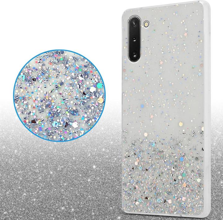 Actual product image Cadorabo TPU cover sparkling glitter (Samsung Galaxy Note 10)