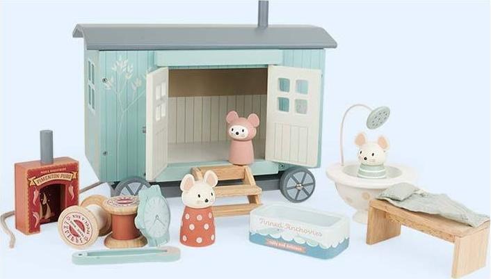Actual product image Tender Leaf Toys Shepherd's cart