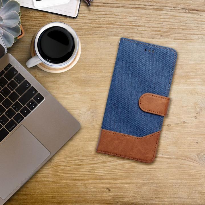 Immagine prodotto Siemens Book case OEM JEANS Book for Xiaomi Redmi Note 14 4G (GLOBAL - 163,25mm x 76,55mm x 8,16mm) blue (Xiaomi Redmi Note 14)