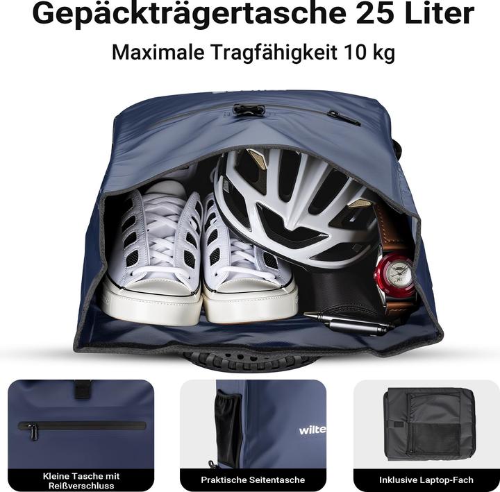 Produktbild Wiltec Gepäckträgertasche (25 l, Gepäckträgertasche)