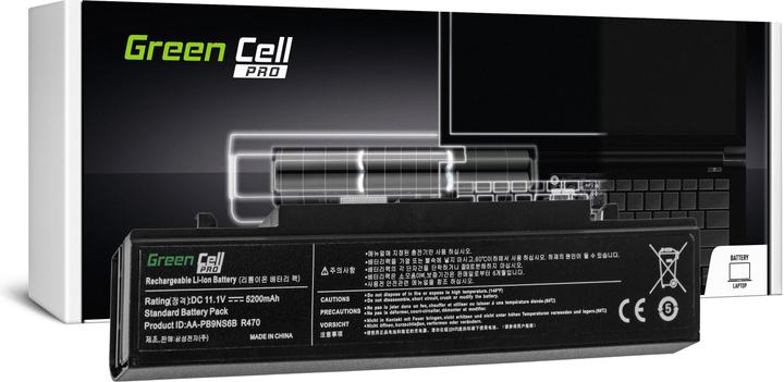 Actual product image GreenCell PRO Battery for Samsung R519 R522 R530 R540 R580 R620 R719 R780 black 11.1V - Ba (6 Cells, 5200 mAh)