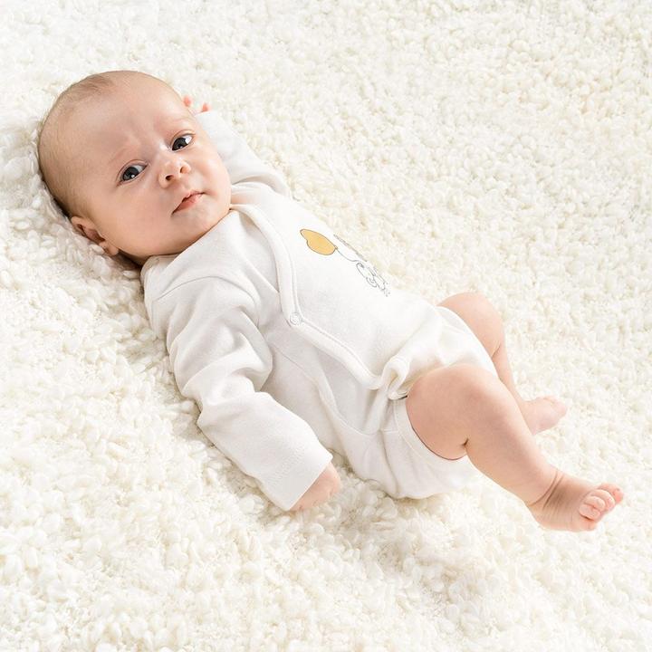 Produktbild Jacky Baby Wickelbody Langarm 2er Pack - Lovely Bear Offwhite Baby-Bodys & Wickelbodys (68)