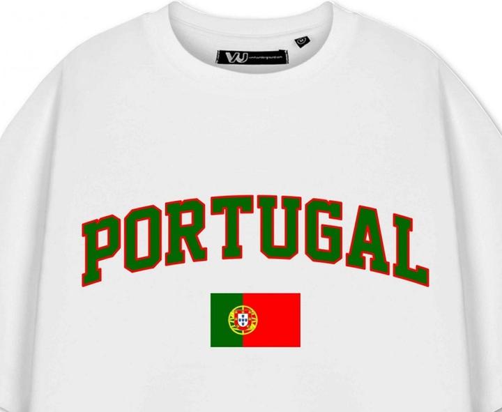 Actual product image Show Me The Merch Unisex Adult Portugal Short-Sleeved T-Shirt (L)
