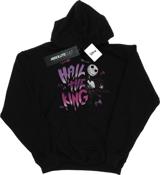 Immagine prodotto Disney Nightmare Before Christmas Hail The King Felpa con Cappuccio Donna (XXL)