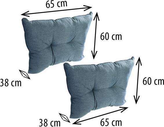 Produktbild Greemotion Eckkissen-Set Melina, ca. 65x60x38cm